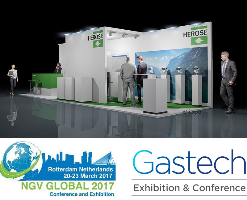 Rencontrer HEROSE lors du NGV Global à Rotterdam et du Gastech à Tokyo